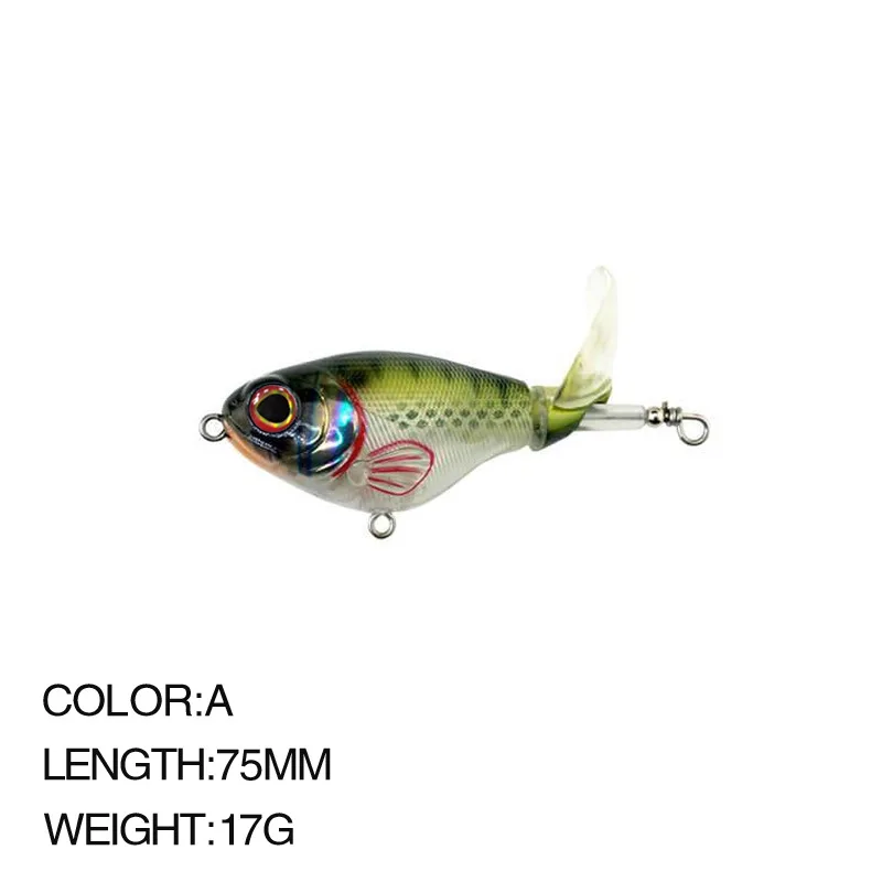 Artificial Fishing Lure, Crankbait, Whopper Plopper , Topwater Fishing Lure, SwimBait, Hard Popper, Rotating Tail Fishing Tackle - Image 7