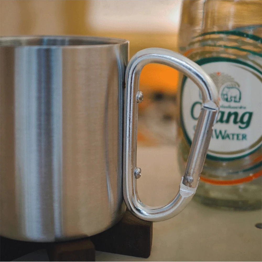 1Pc Outdoor Double-layer Water Cup Stainless Steel 180/300 ML - Image 4