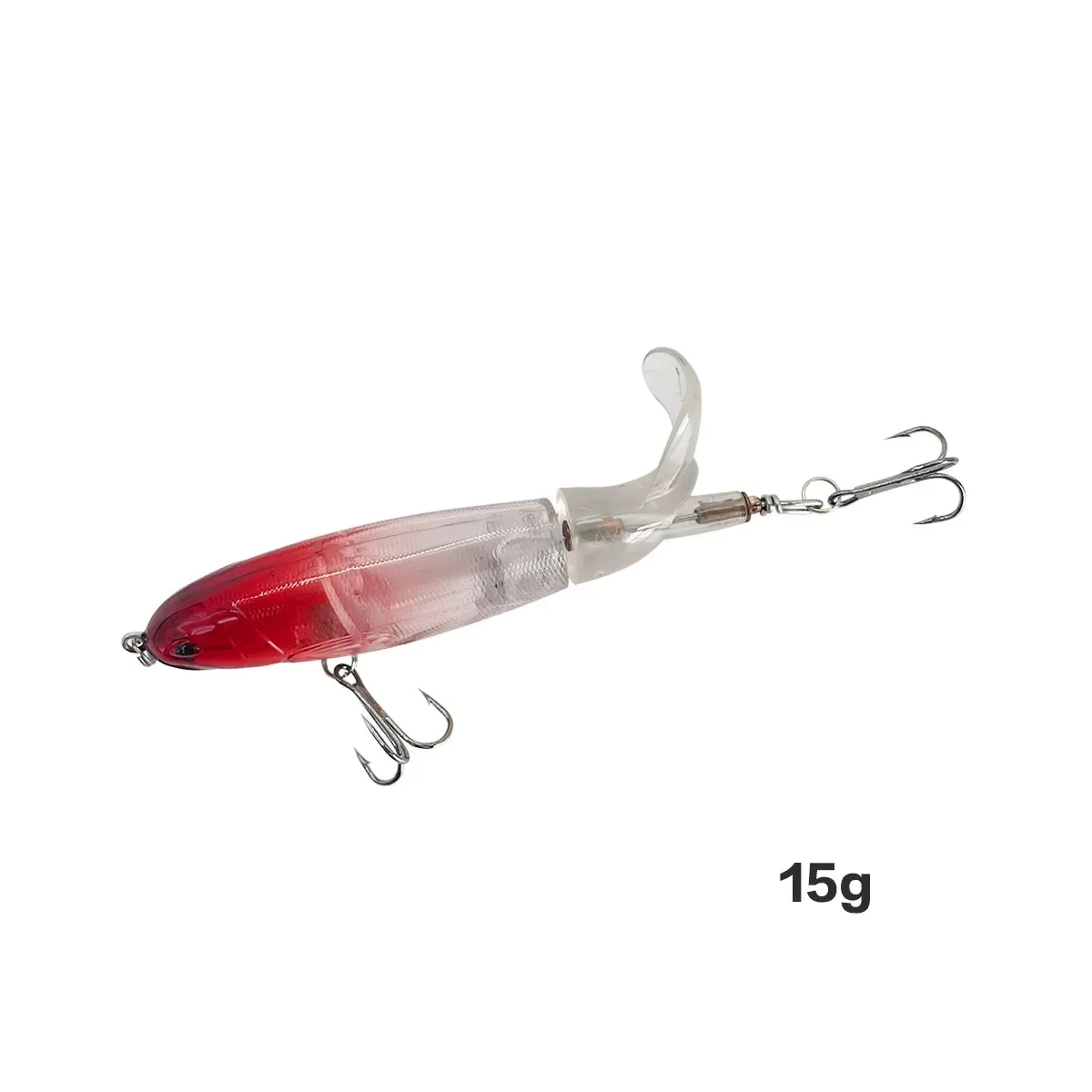 13g/15g/35g Topwater Fishing Lure Whopper Popper Artificial Bait Hard Plopper Soft Rotating Tail - Image 14