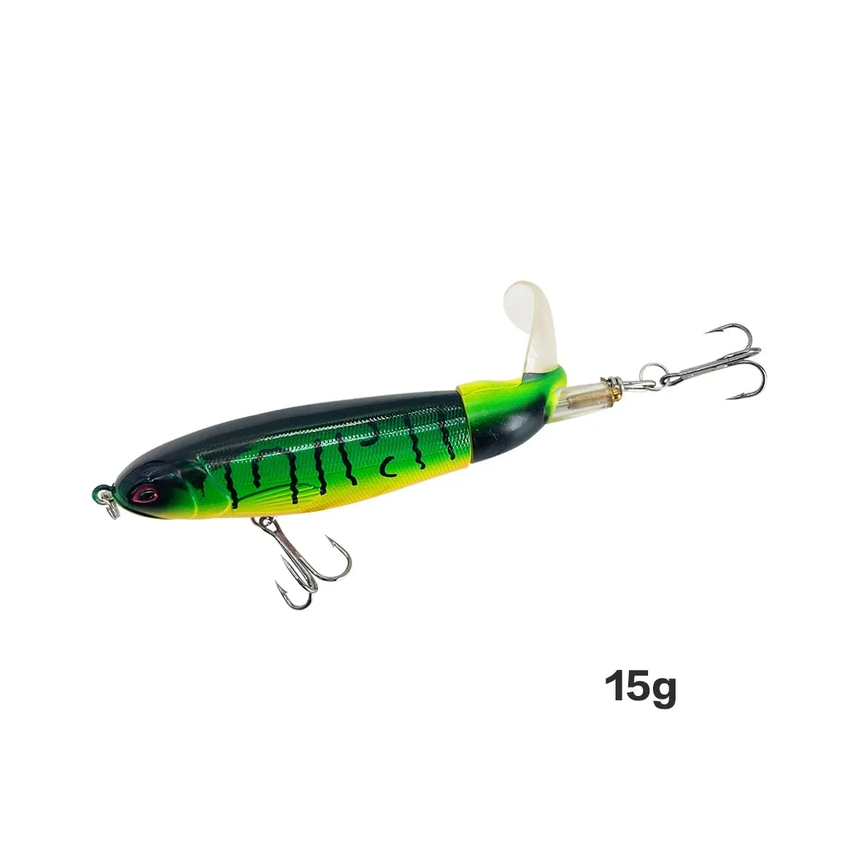 13g/15g/35g Topwater Fishing Lure Whopper Popper Artificial Bait Hard Plopper Soft Rotating Tail - Image 18