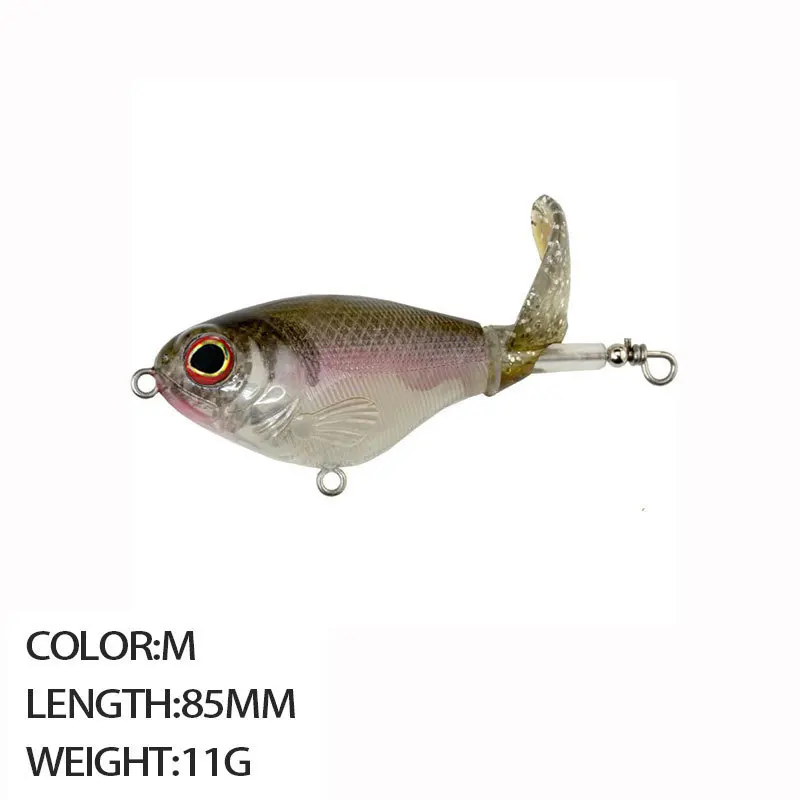 Artificial Fishing Lure, Crankbait, Whopper Plopper , Topwater Fishing Lure, SwimBait, Hard Popper, Rotating Tail Fishing Tackle - Image 17