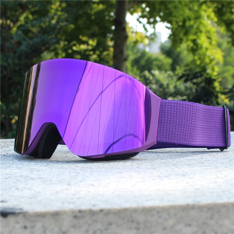 Magnetic Flip Cover Double Layer Anti-Fog Ski Goggles Snowboard Glasses Snowmobile Eyewear Outdoor Sports Optical Protection - Image 10