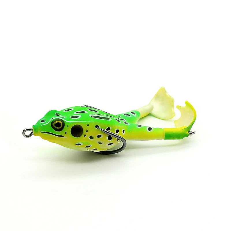13/16g Soft Frog Shape Lures Artificial Topwater Wobblers Bait Bass Catfish Fishing Lure 3D Eyes - Image 14