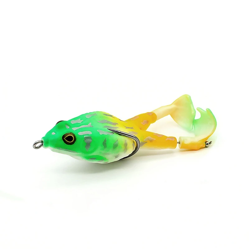 13/16g Soft Frog Shape Lures Artificial Topwater Wobblers Bait Bass Catfish Fishing Lure 3D Eyes - Image 13