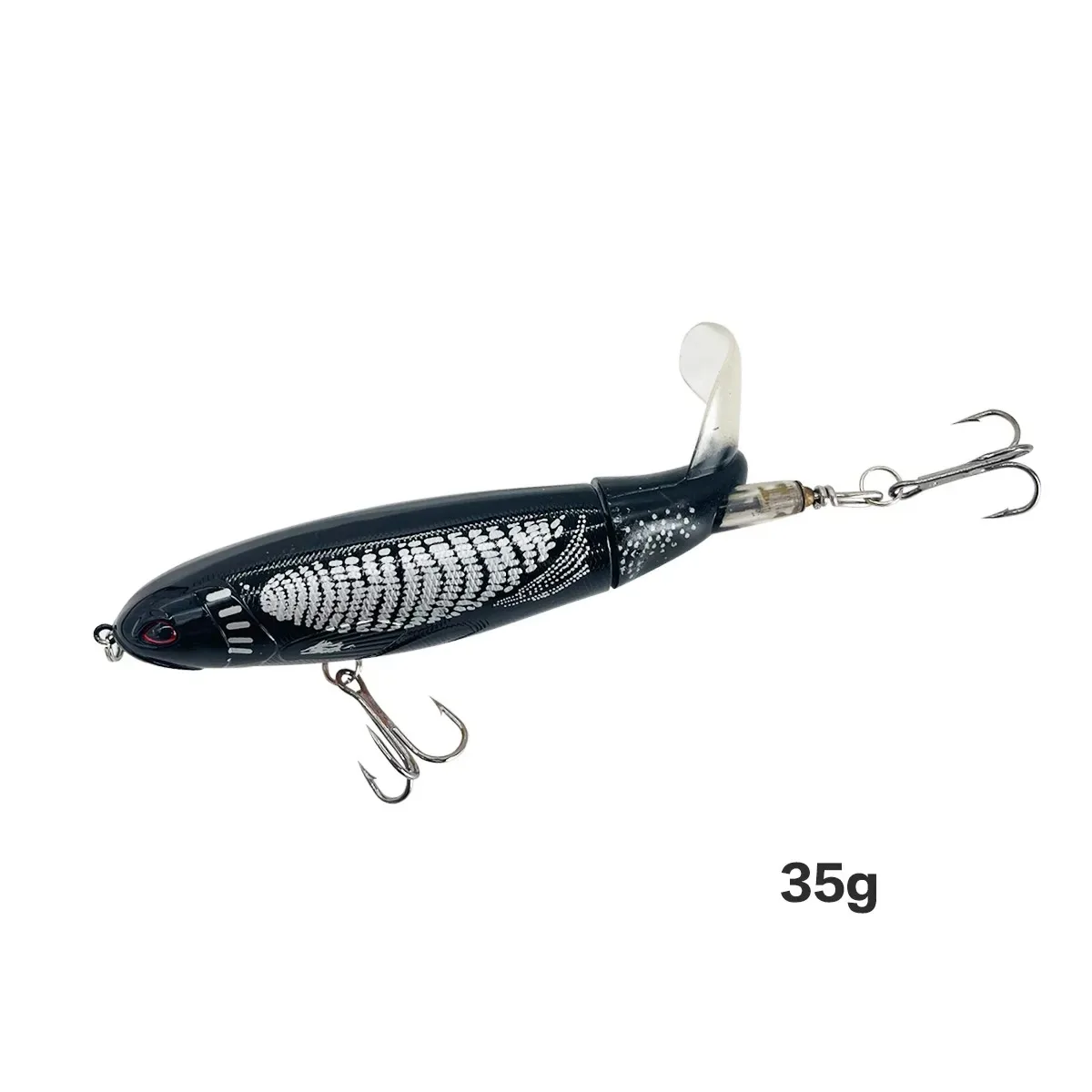 13g/15g/35g Topwater Fishing Lure Whopper Popper Artificial Bait Hard Plopper Soft Rotating Tail - Image 41