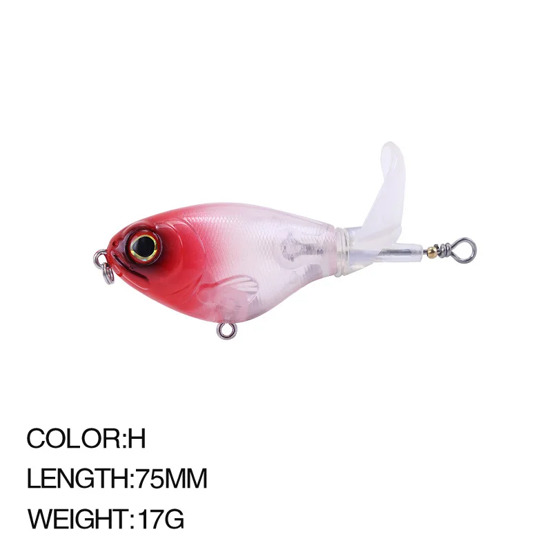 Artificial Fishing Lure, Crankbait, Whopper Plopper , Topwater Fishing Lure, SwimBait, Hard Popper, Rotating Tail Fishing Tackle - Image 10