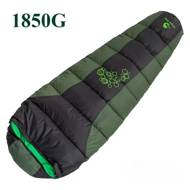 Jungle King CY0901 Thickening Fill Four Holes Cotton Sleeping Bags Fit for Lower Temperatures Thermal 4 Kinds of Thickness Camping and Outdoor Use - Image 12