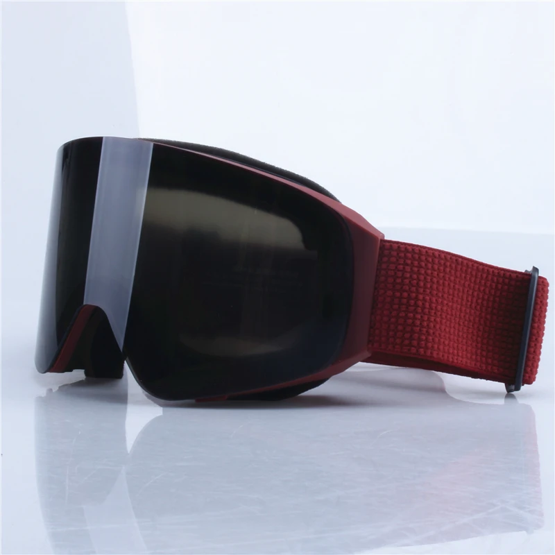 Magnetic Flip Cover Double Layer Anti-Fog Ski Goggles Snowboard Glasses Snowmobile Eyewear Outdoor Sports Optical Protection - Image 20