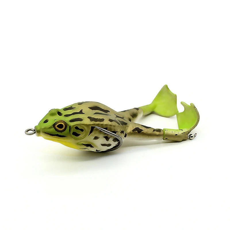 13/16g Soft Frog Shape Lures Artificial Topwater Wobblers Bait Bass Catfish Fishing Lure 3D Eyes - Image 9