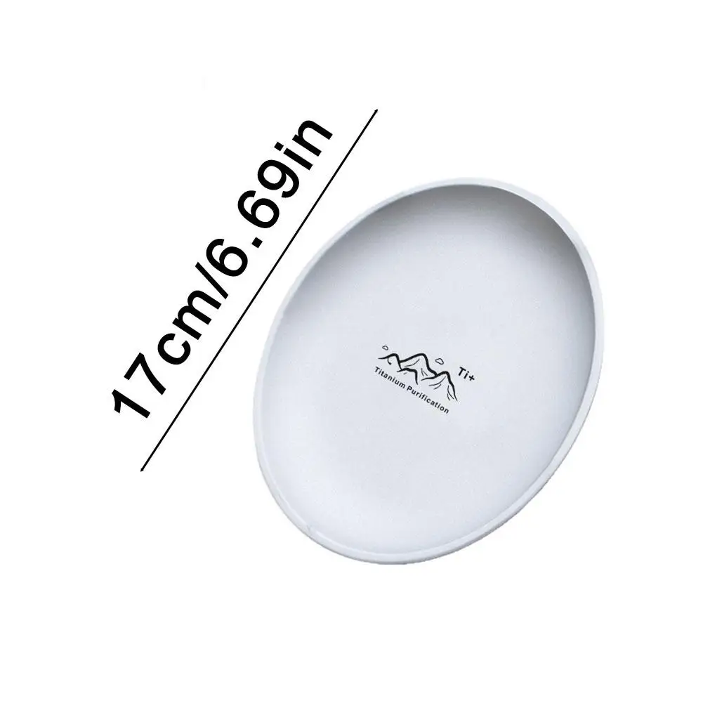 Titanium Camping Plate Titanium Cutlery Tray Corrosion Resistant Outdoor Kit - Image 10