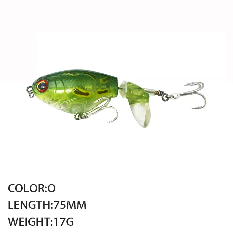 Artificial Fishing Lure, Crankbait, Whopper Plopper , Topwater Fishing Lure, SwimBait, Hard Popper, Rotating Tail Fishing Tackle - Image 19