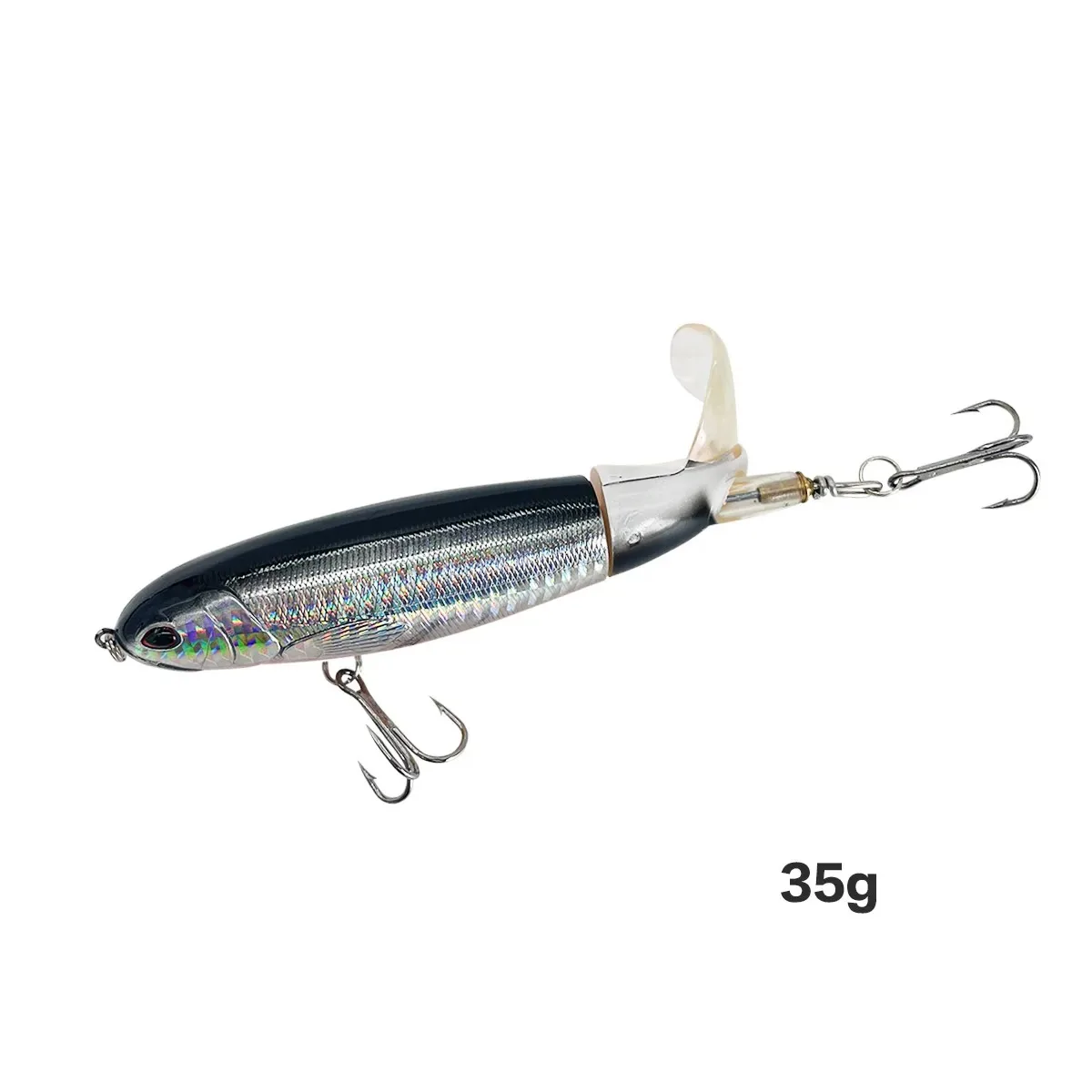 13g/15g/35g Topwater Fishing Lure Whopper Popper Artificial Bait Hard Plopper Soft Rotating Tail - Image 54