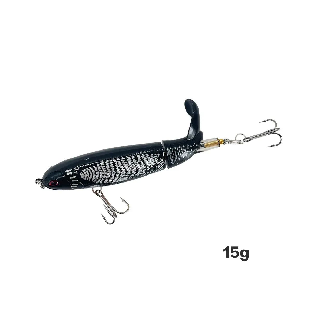 13g/15g/35g Topwater Fishing Lure Whopper Popper Artificial Bait Hard Plopper Soft Rotating Tail - Image 50
