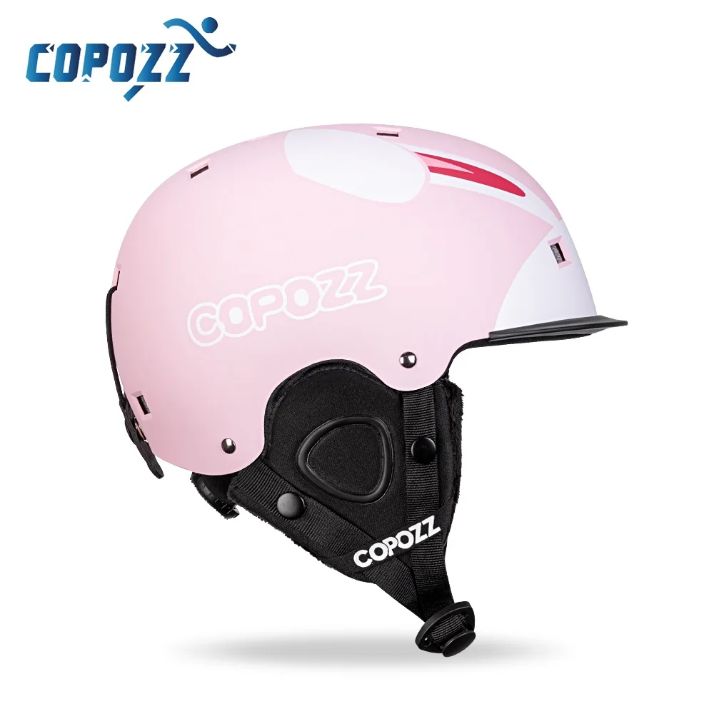 COPOZZ Cartoon Kids Children Ski Helmet Integrally-molded Outdoor Sports Protection Snowboard Helmet Women Skiing Equipment - Image 2