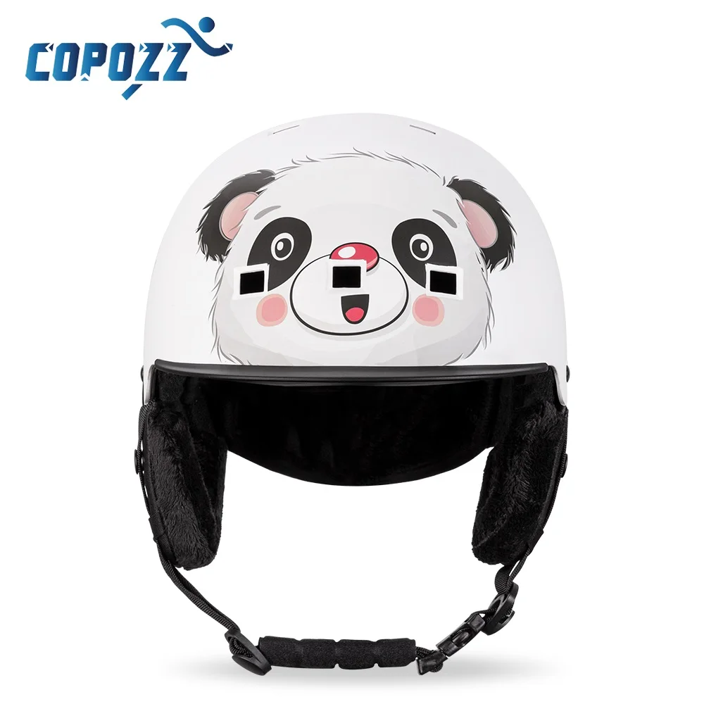 COPOZZ Cartoon Kids Children Ski Helmet Integrally-molded Outdoor Sports Protection Snowboard Helmet Women Skiing Equipment - Image 4