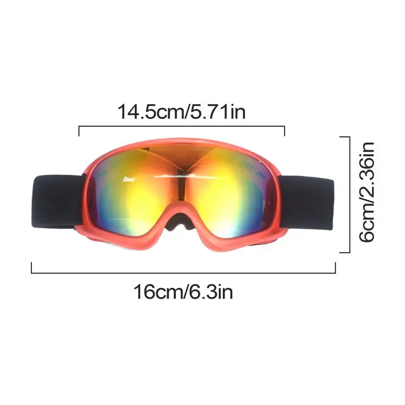 Kids Ski Goggles With UV Protection Anti-Fog Soft Snow Goggles Winter Snowboard Children Skiing Glasses For New Year - Image 6