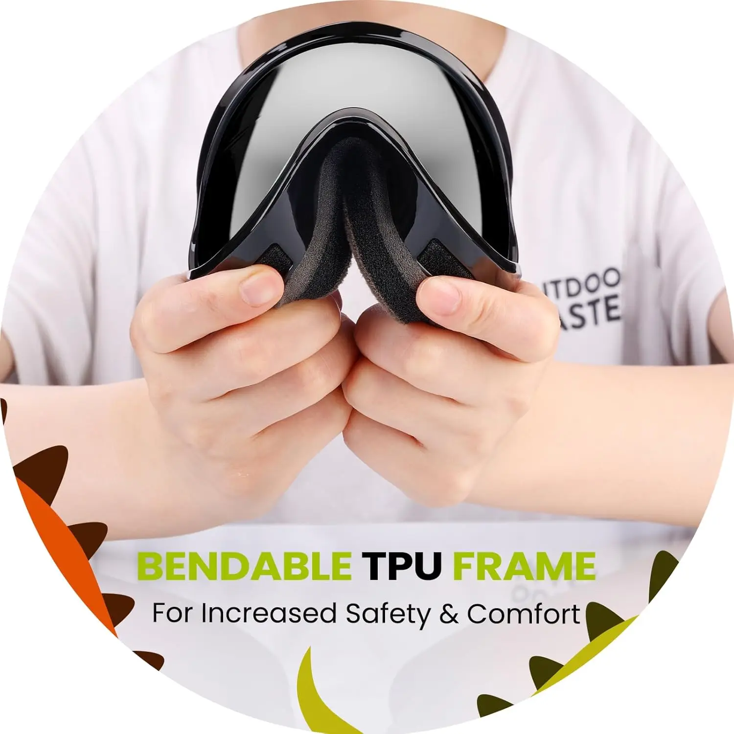 OutdoorMaster Kids Ski Goggles - Helmet Compatible Snow Goggles for Boys & Girls with 100% UV Protection - Image 4