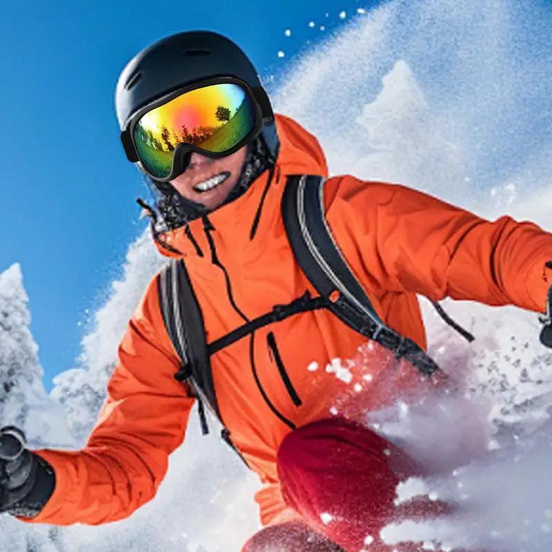 Over Glasses Ski Goggles Winter Over Glasses Goggles Anti-Fogging For Skiing Cold Weather Eye Protection Outdoor Sports Adult - Image 2