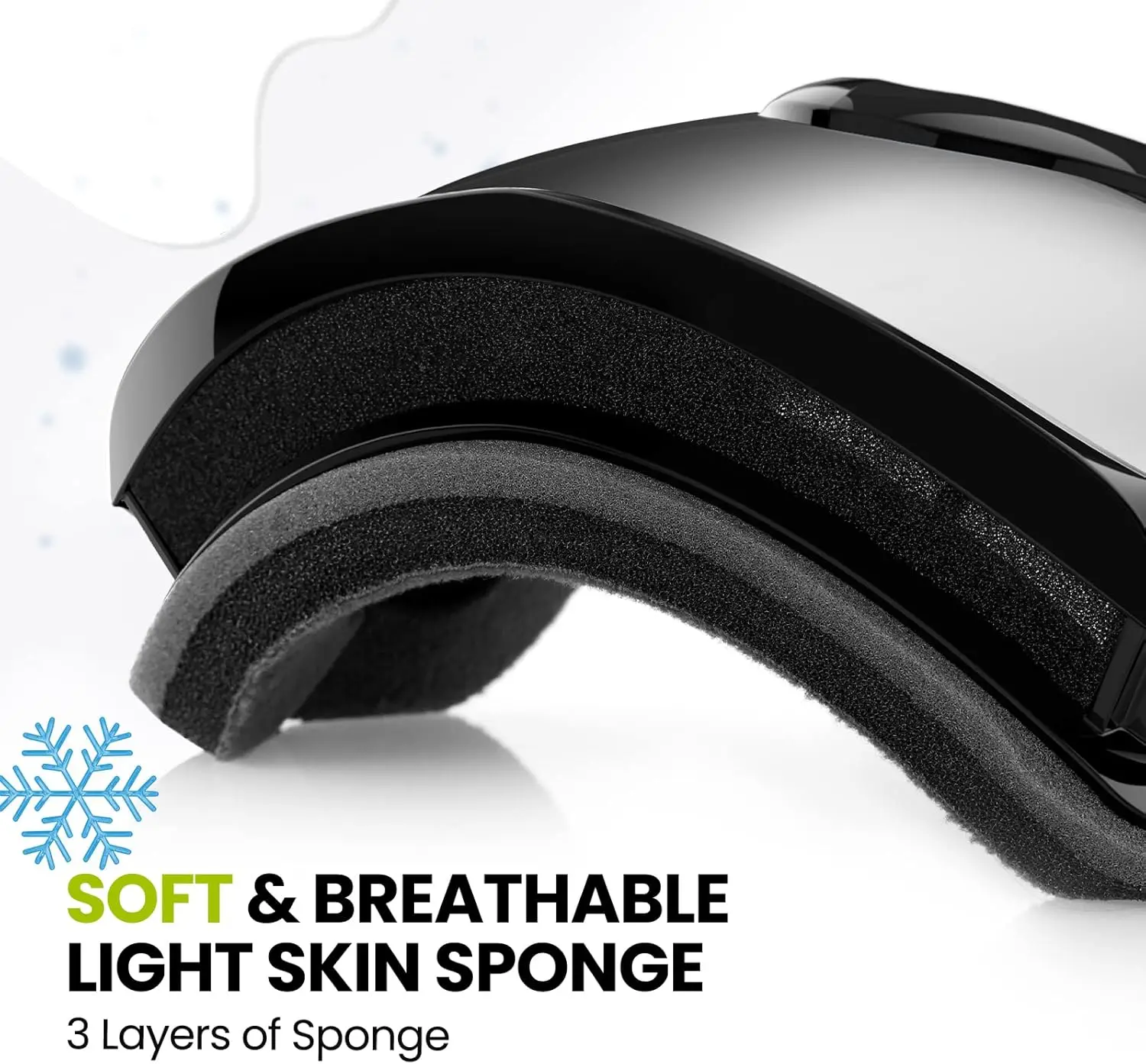 OutdoorMaster Kids Ski Goggles - Helmet Compatible Snow Goggles for Boys & Girls with 100% UV Protection - Image 2