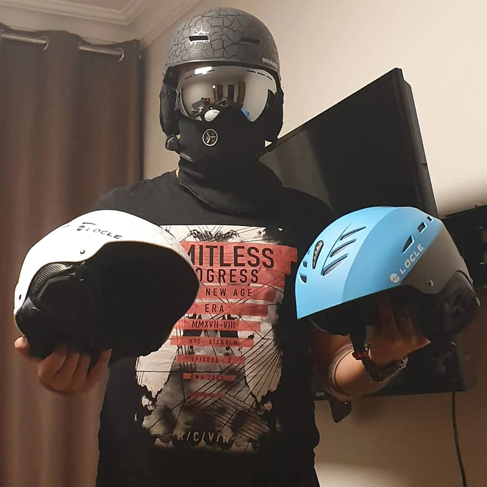 LOCLE Professional Skiing Helmet Men Women Children Ski Helmet Snow Skating Snowboard Snowmobile Skateboard Helmet Size 52-61cm - Image 5