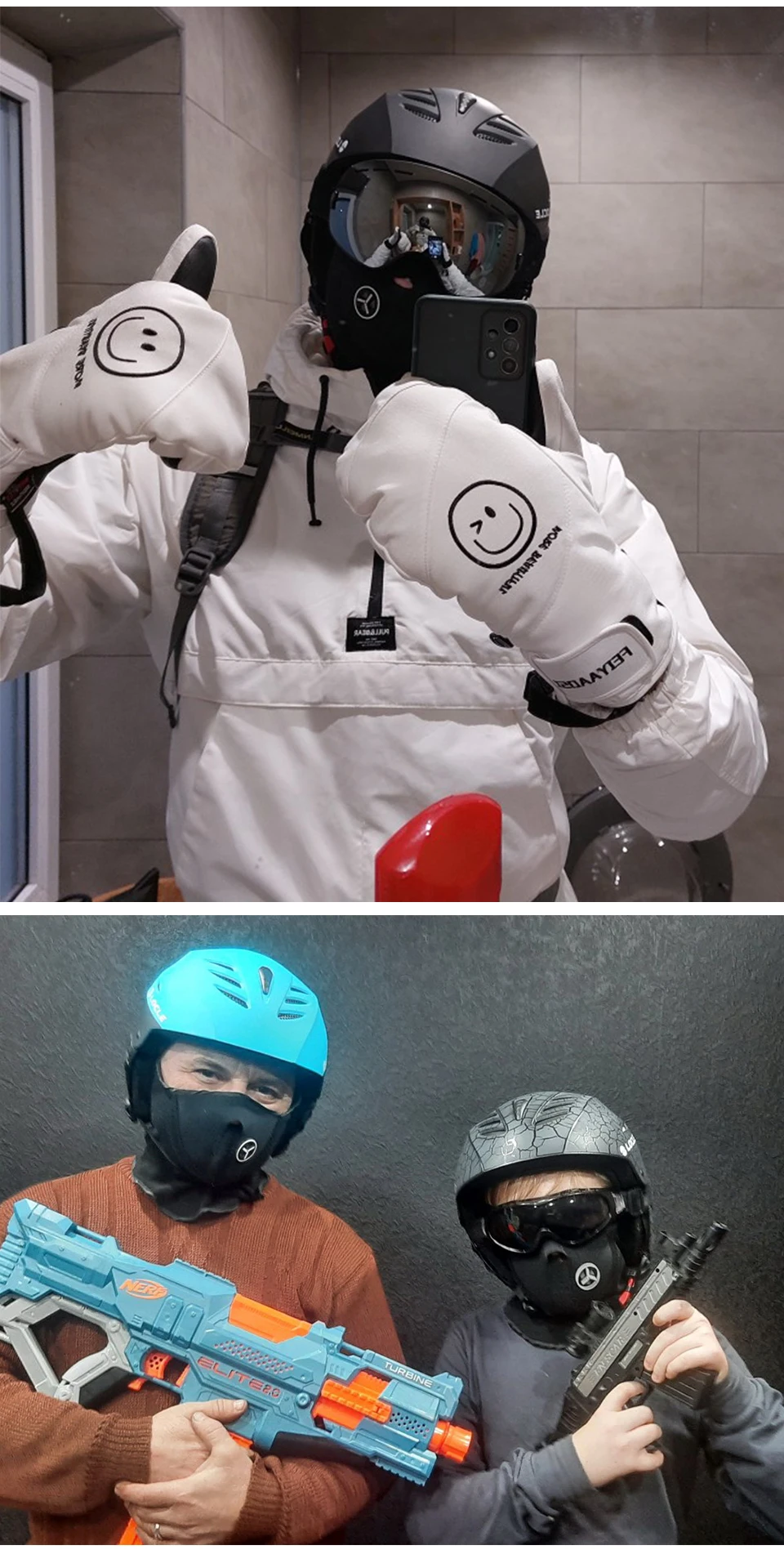 LOCLE Professional Skiing Helmet Men Women Children Ski Helmet Snow Skating Snowboard Snowmobile Skateboard Helmet Size 52-61cm - Image 28