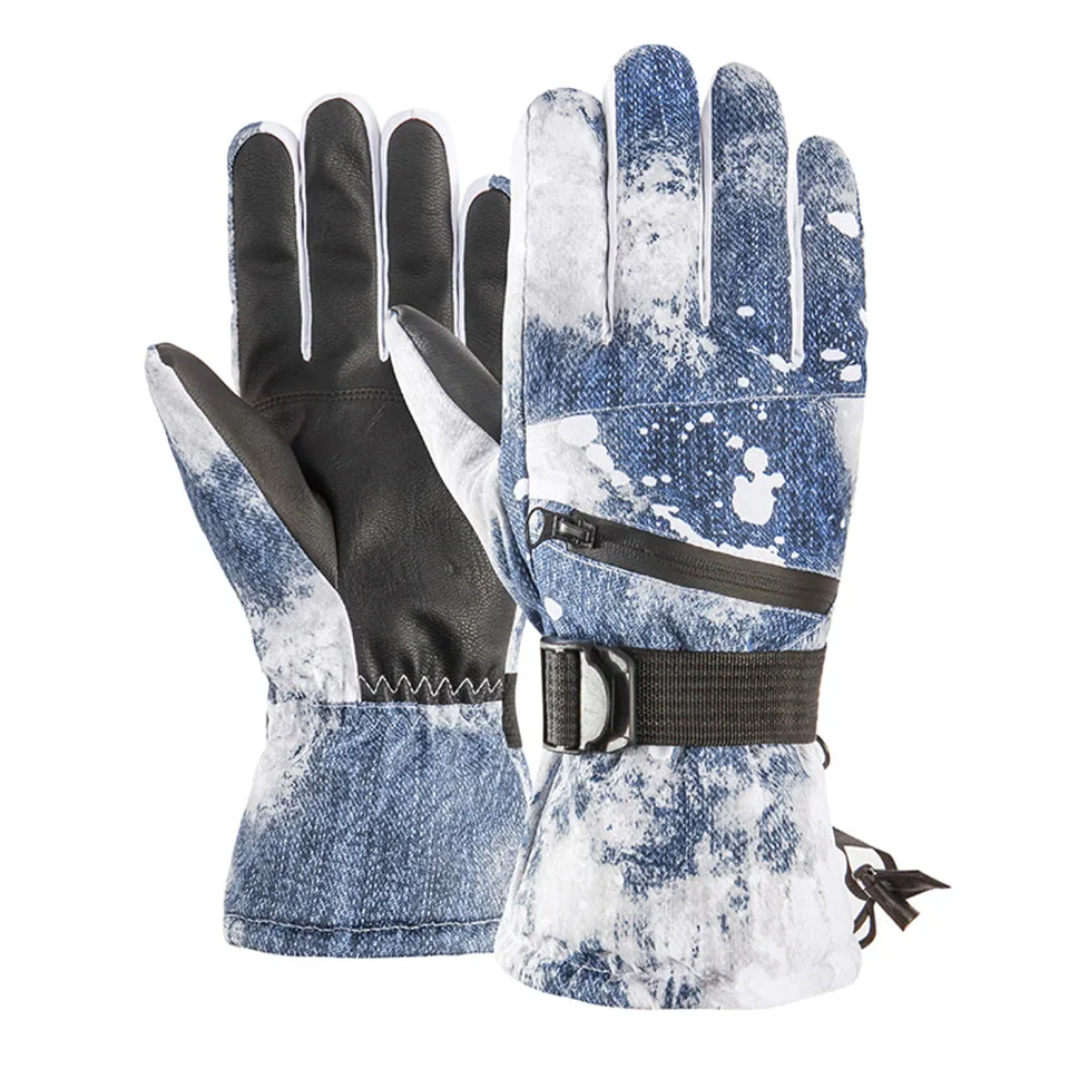 KoKossi Thermal Ski Gloves Winter Outdoor Snowboard Waterproof Windproof Gloves Unisex Fleece Warm Snow Sports Gloves - Image 9