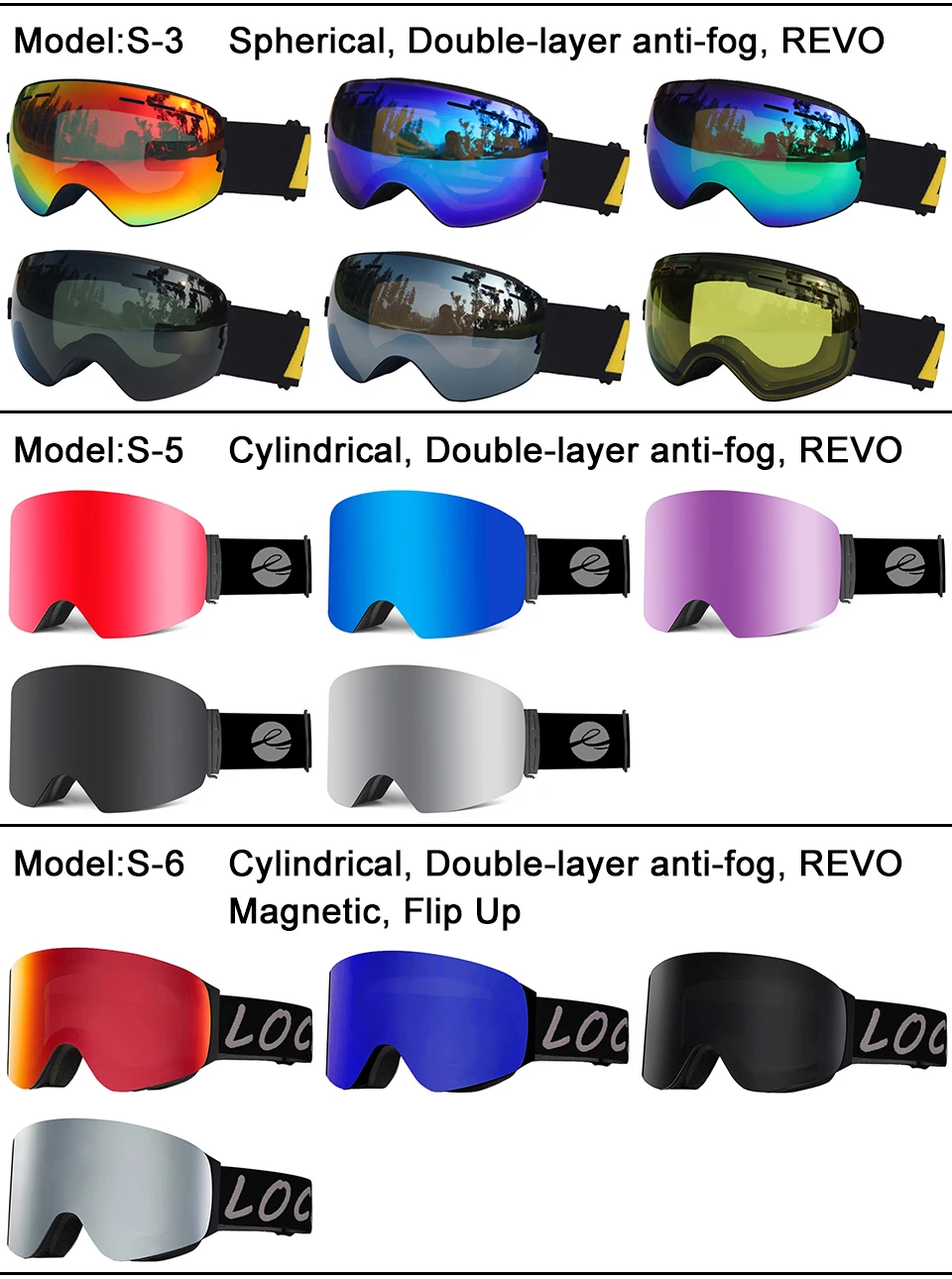 LOCLE Professional Skiing Helmet Men Women Children Ski Helmet Snow Skating Snowboard Snowmobile Skateboard Helmet Size 52-61cm - Image 21