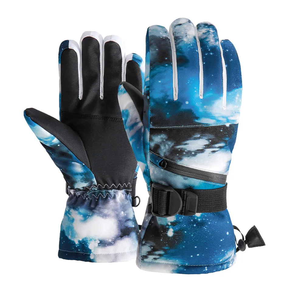 KoKossi Thermal Ski Gloves Winter Outdoor Snowboard Waterproof Windproof Gloves Unisex Fleece Warm Snow Sports Gloves - Image 12
