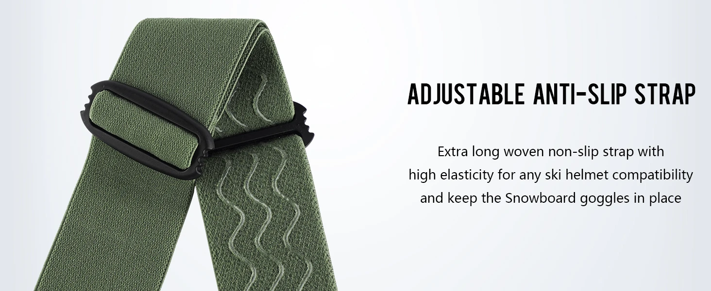 Men Women Anti-Fog Anti-UV Ski Snowboard Goggles For Young Adult Snow Sports - Image 9